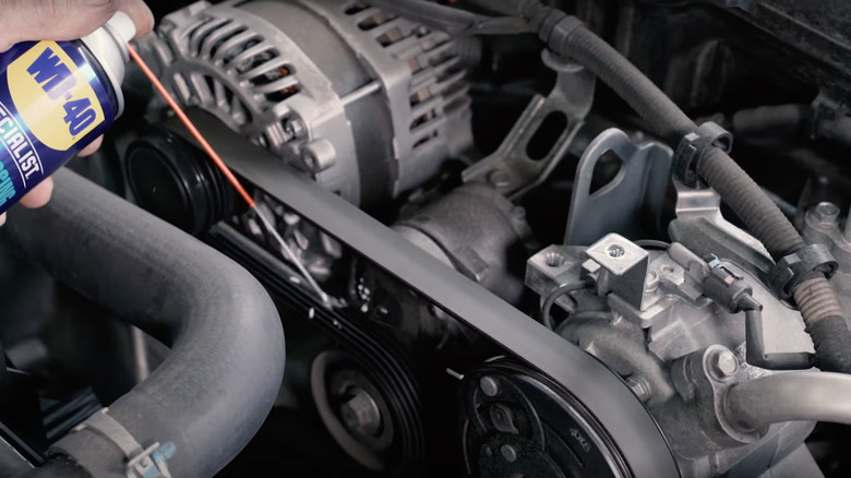 Как устранить писк ремня генератора